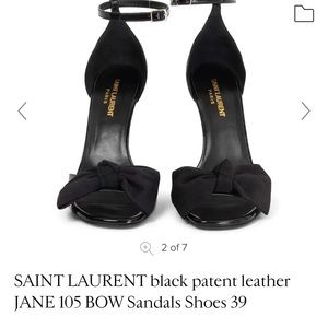 Yves Saint Laurent Black Heel